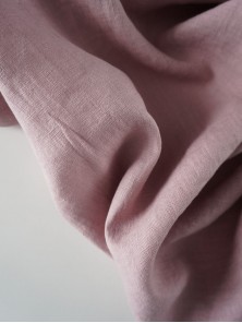 1555. Ткань лён крэш с эффектом помятости Спелый инжир