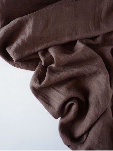 551. Ткань крэш с эффектом помятости лён с вискозой Кокос (плотность 200 гр)