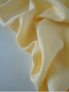 1365. Ткань крэш с эффектом помятости лён с вискозой Сливочное масло