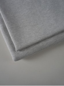 Кашкорсе к футеру 3-х нитке микроначес Светло-серый меланж плотное