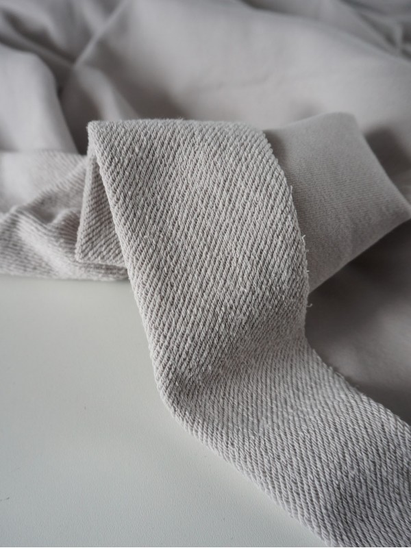 Футер 3-х нитка петля диагональ велюр эффект Холодный латте