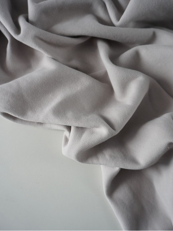 Футер 3-х нитка петля диагональ велюр эффект Холодный латте