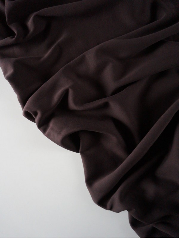 Футер 3-х нитка с начесом Горький шоколад американский