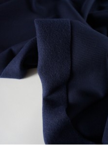 Футер 3-х нитка с начесом Ночной синий американский