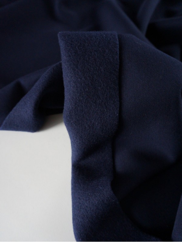 Футер 3-х нитка с начесом Ночной синий американский