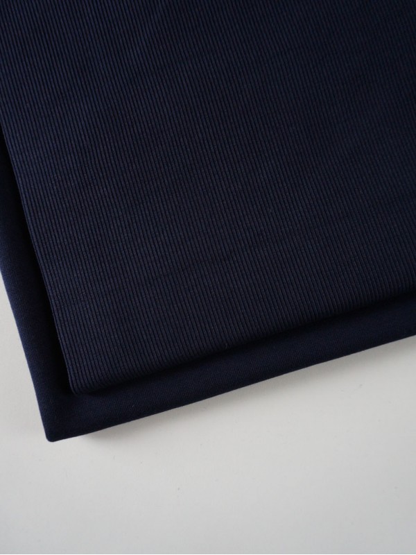 Кашкорсе к футеру 3-х нитке начесу Ночной синий плотное