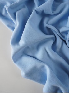 Футер 3-х нитка петля диагональ велюр эффект Небесный