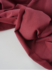 Кулирная гладь велюр эффект 200 гр Бургунди