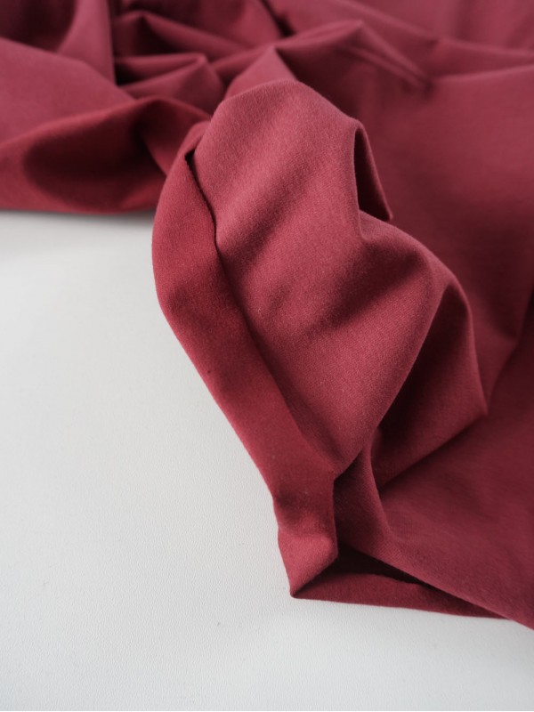 Кулирная гладь велюр эффект 200 гр Бургунди Кулирная гладь велюр эффект 200 гр Бургунди