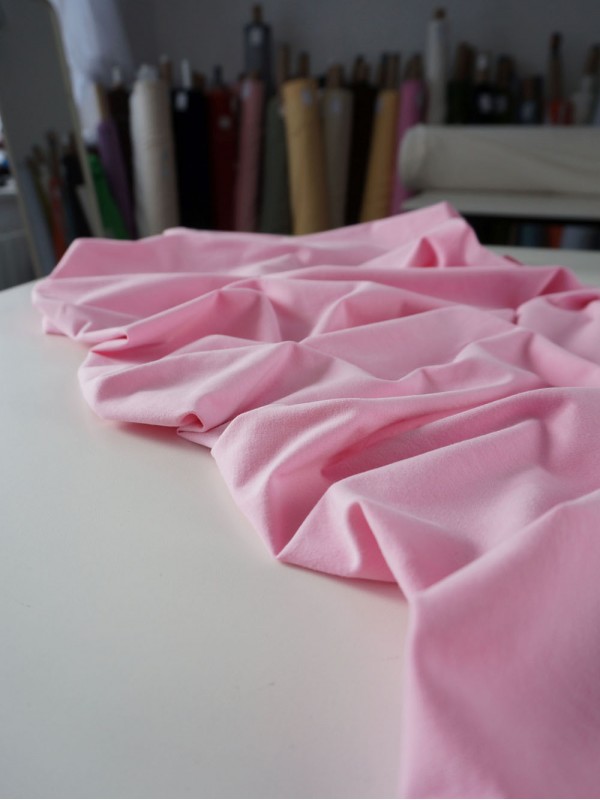 Кулирная гладь велюр эффект 200 гр Светлый зефир