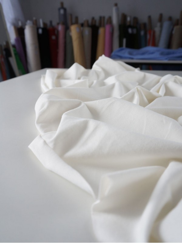 Кулирная гладь велюр эффект 200 гр Молочный Кулирная гладь велюр эффект 200 гр Молочный