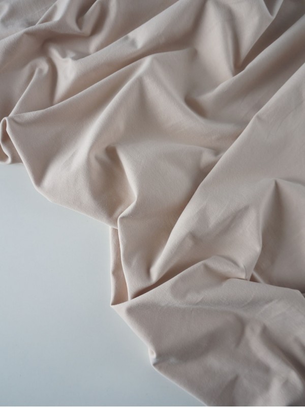 Кулирная гладь велюр эффект 200 гр Крем-брюле