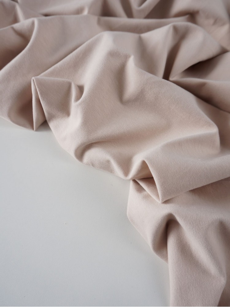 Кулирная гладь велюр эффект 200 гр Крем-брюле Кулирная гладь велюр эффект 200 гр Крем-брюле