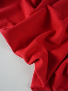 Футер 3-х нитка петля диагональ велюр эффект Красный