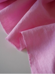 266. Ткань лён крэш с эффектом помятости Барби