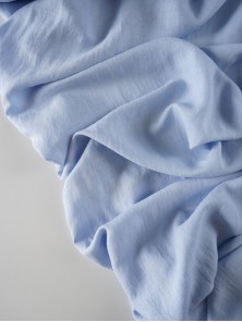 1455. Ткань крэш с эффектом помятости лён с вискозой Лавандовый туман