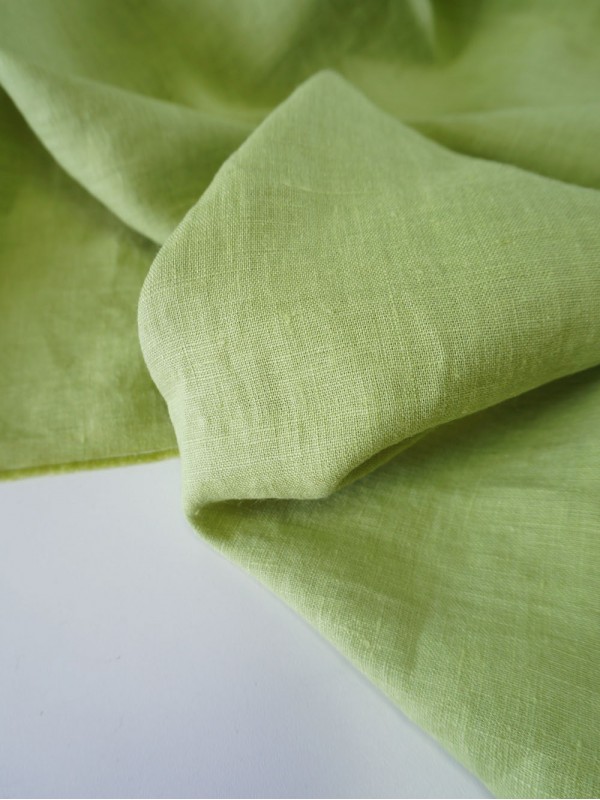 1236. Ткань лён крэш с эффектом помятости Фисташка 1236. Ткань лён крэш с эффектом помятости Фисташка