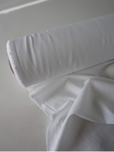 ОТРЕЗЫ (0.5 м) Ткань полулён умягченный сорочечный Белый