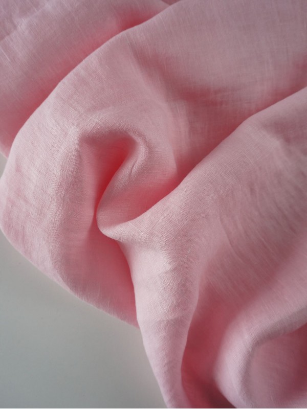 1967. Ткань лён крэш с эффектом помятости Сакура