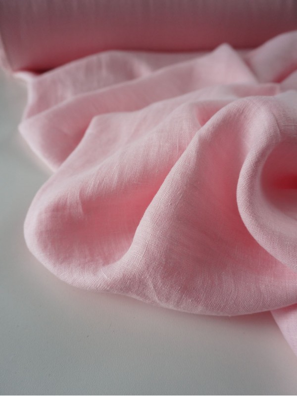 1967. Ткань лён крэш с эффектом помятости Сакура