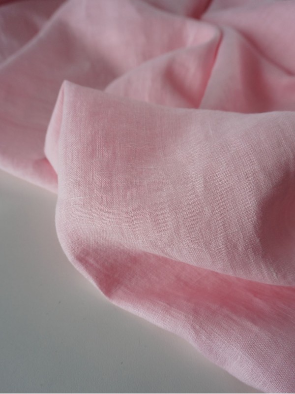 1967. Ткань лён крэш с эффектом помятости Сакура